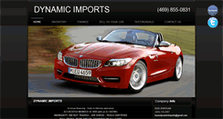 Desktop Screenshot of dynamicimportsdfw.net